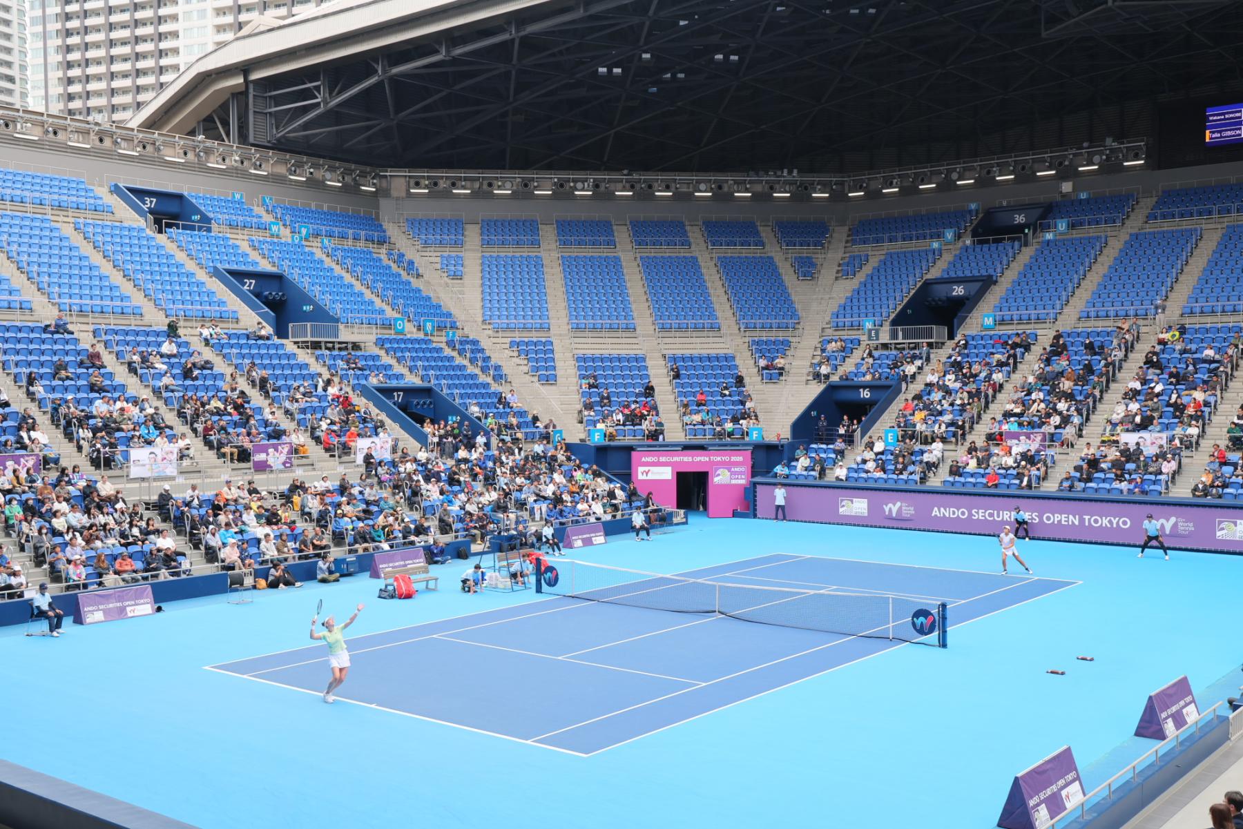 今年もITF女子ワールドツアーW100 「安藤証券オープン東京2026」が開幕